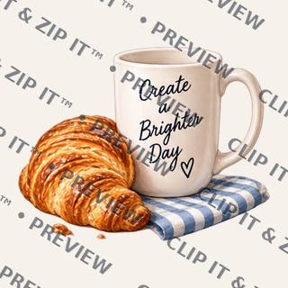 Mug & croissant